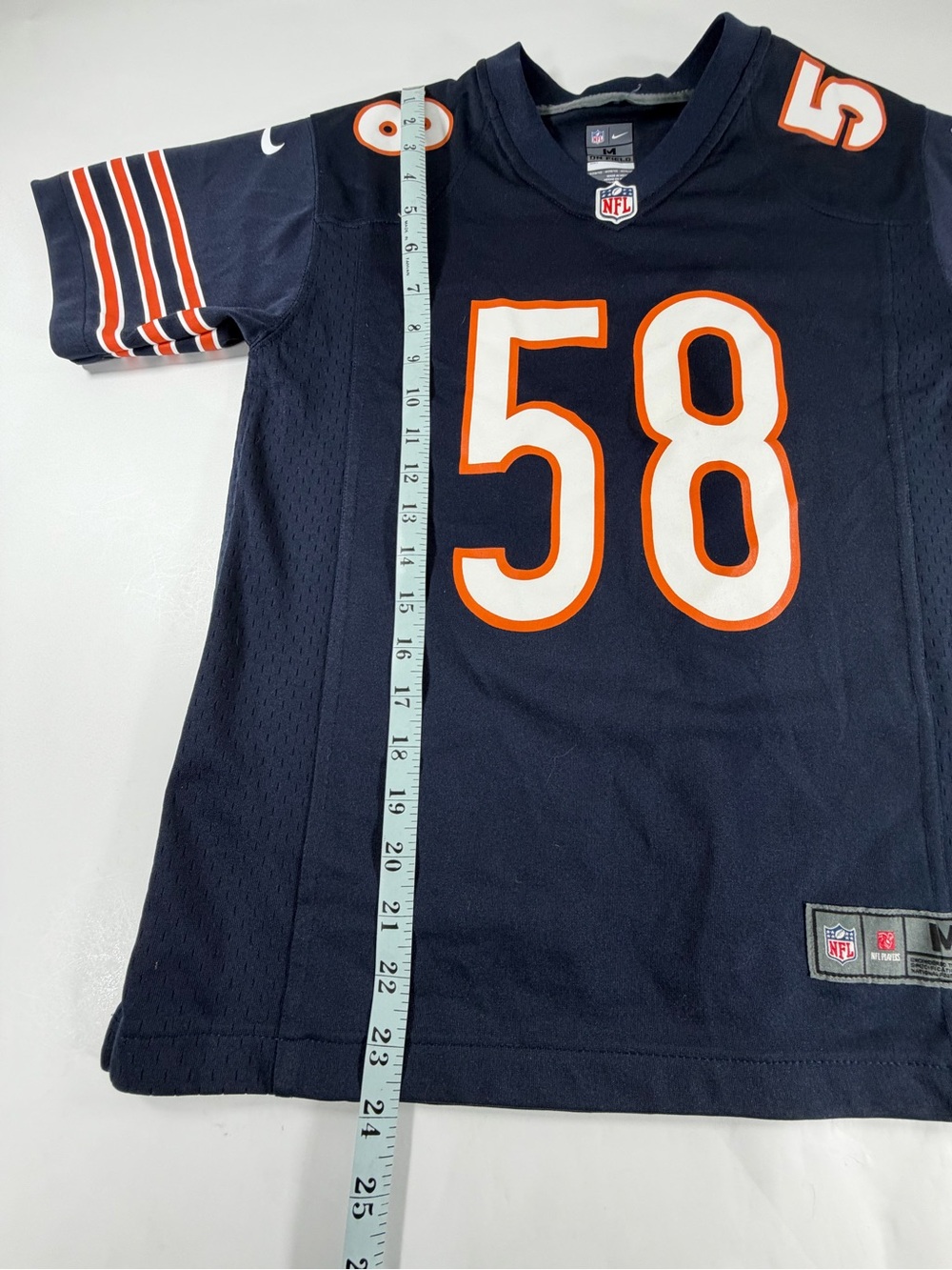 Nike NFL On Field Roquan Smith 58 Chicago Bears Jersey Youth Medium M 10-12 Navy - Picture 6 of 6